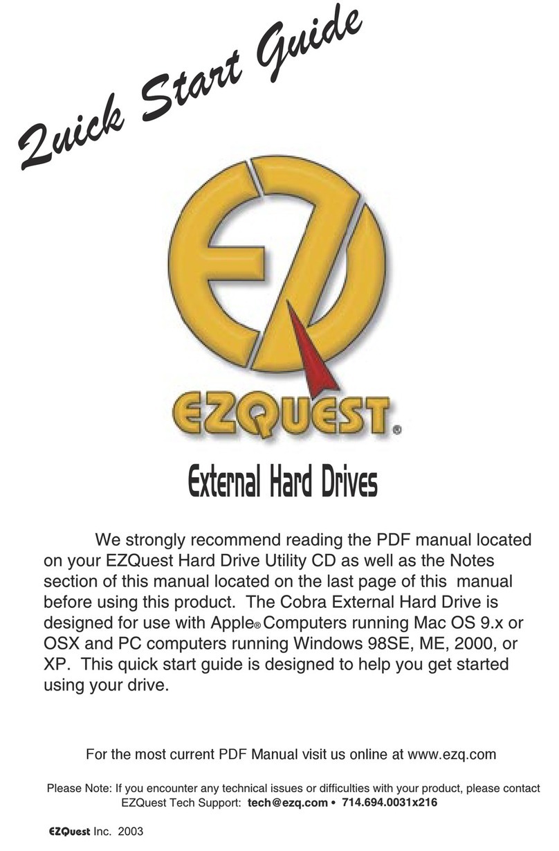 Ezquest B12568 quick start guide