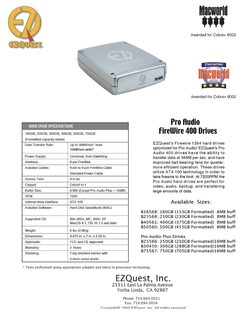 Ezquest B16568 Specifications