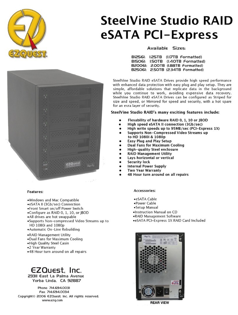Ezquest B15061 Specification sheet