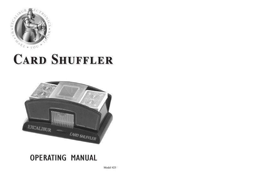 Excalibur 425 operating manual