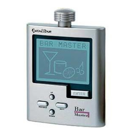 Excalibur BarMaster 414 User manual