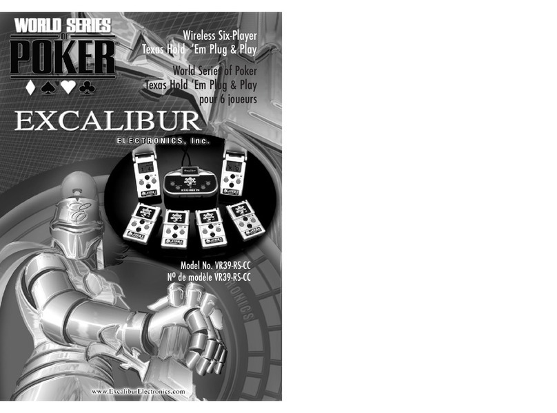Excalibur VR39-RS-CC User manual Excalibur VR39-RS-CC User manual