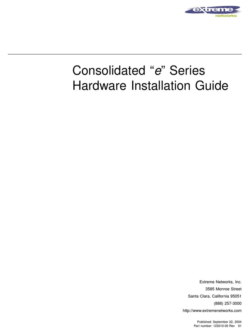 Extreme Networks Summit 200-24 Hardware installation guide