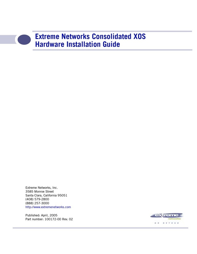 Extreme Networks BlackDiamond 10808 User manual