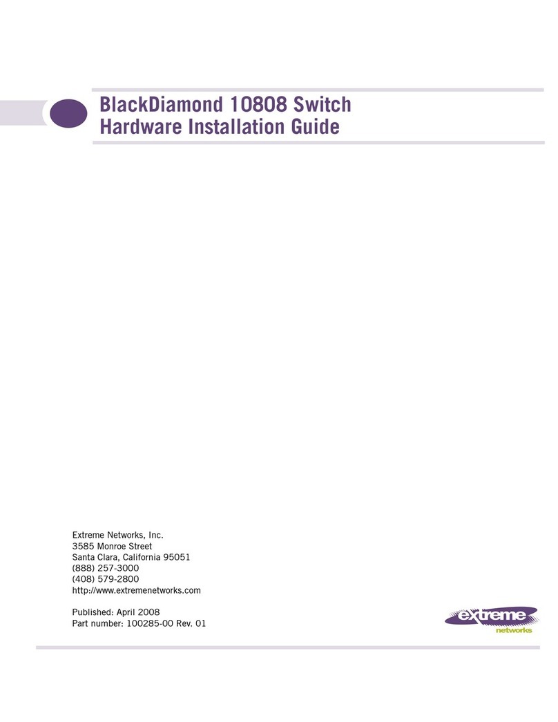 Extreme Networks BlackDiamond 10808 Manual Extreme Networks BlackDiamond 10808 Manual