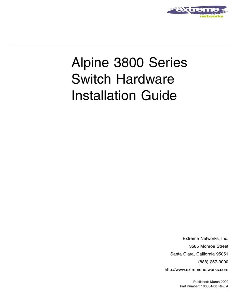 Extreme Networks Alpine 3800 FM-24MFi Hardware installation guide Extreme Networks Alpine 3800 FM-24MFi Hardware installation guide