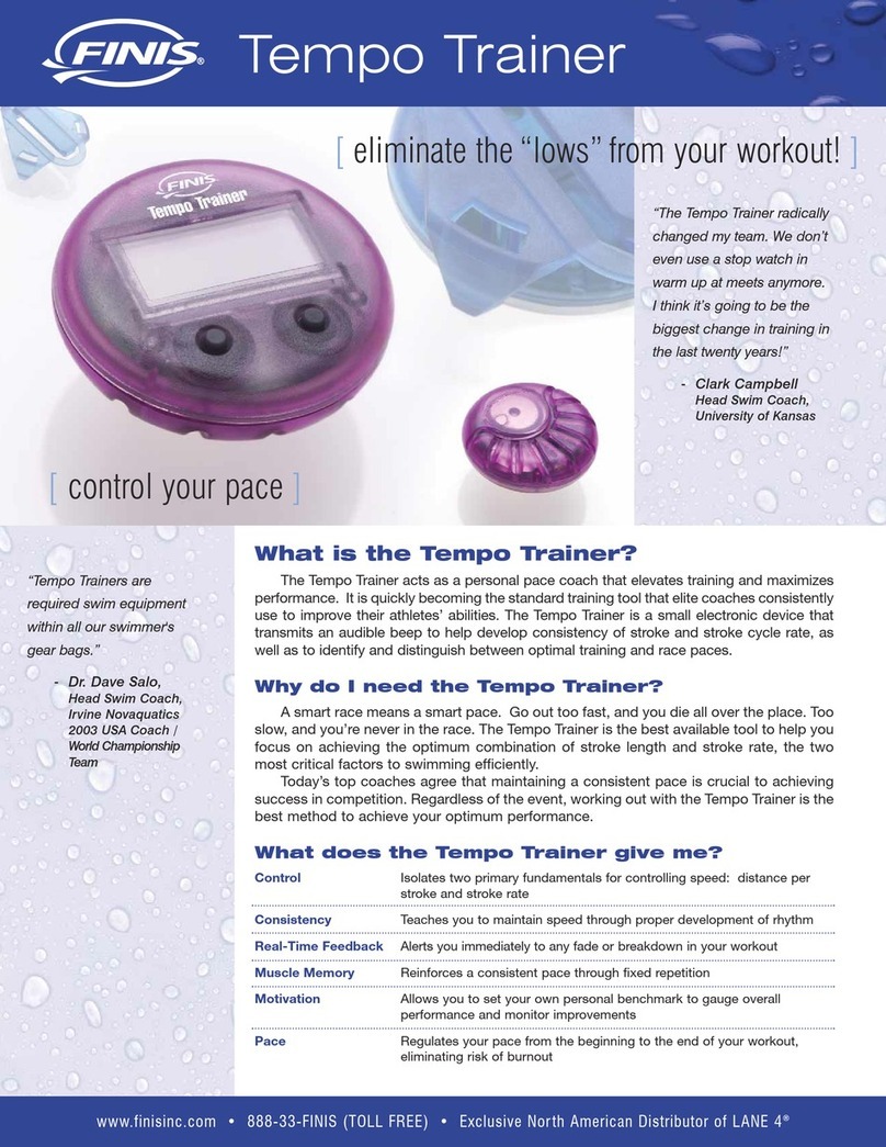 FINIS Tempo Trainer brochure