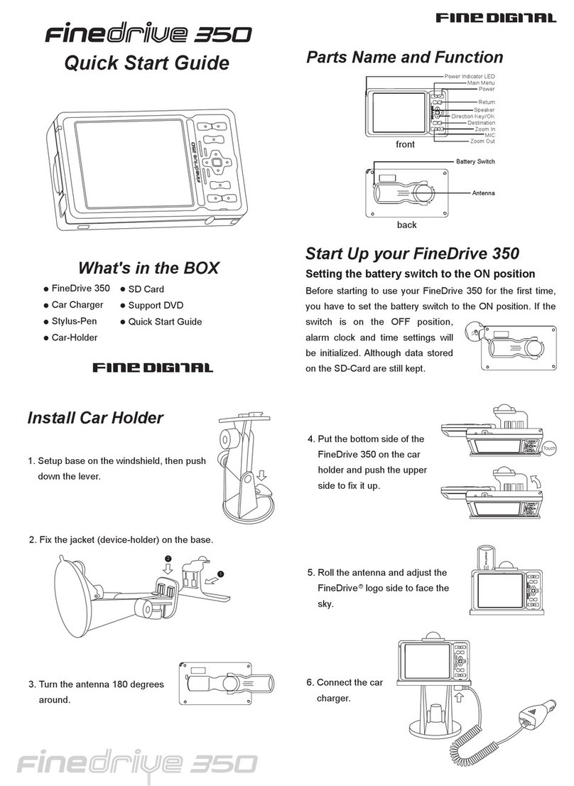 FineDigital FineDrive 350 quick start guide
