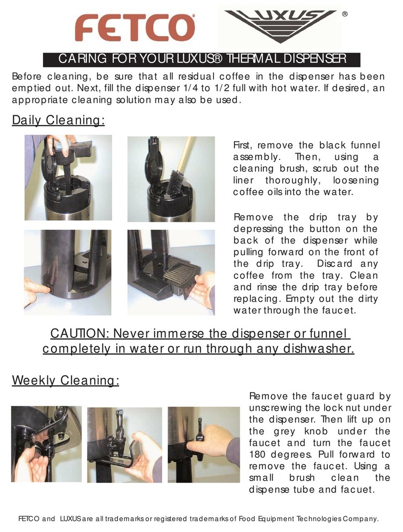 Fetco L3D-10 Care manual