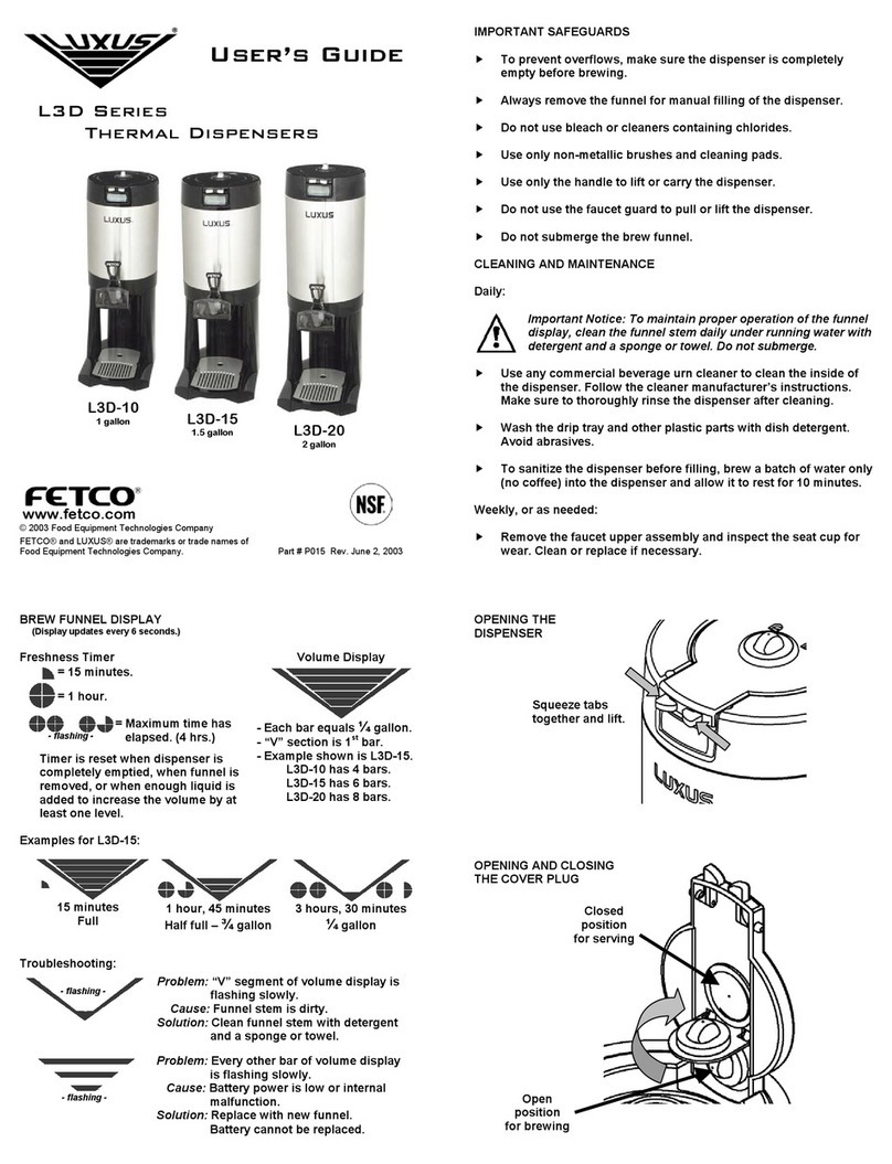 Fetco L3D-10 user guide