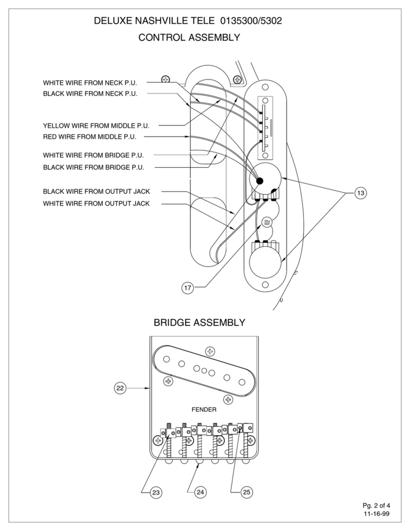 Fender Nashville Tele Assembly