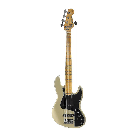 Fender Marcus Miller Jazz Bass V brochure
