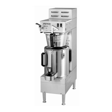 Fetco CBS-11H User manual