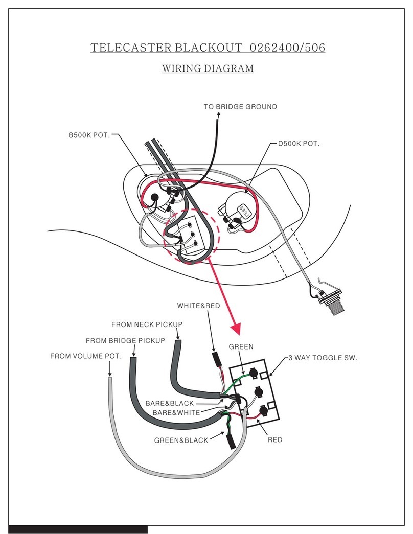 Fender Telecaster Blackout Quick start guide
