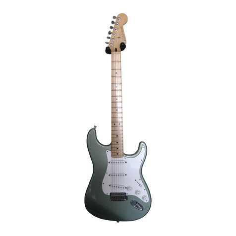 Fender Stratocaster User manual Fender Stratocaster User manual
