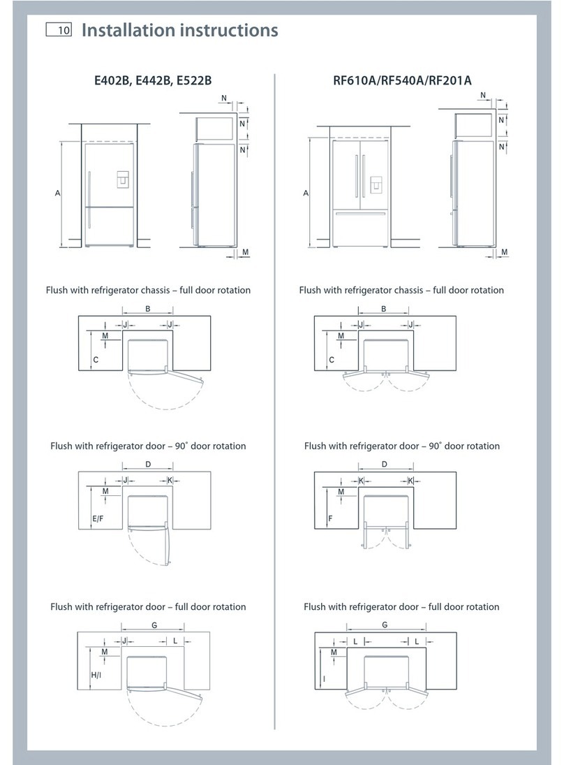 Fisher & Paykel RF201ADUX User manual Fisher & Paykel RF201ADUX User manual