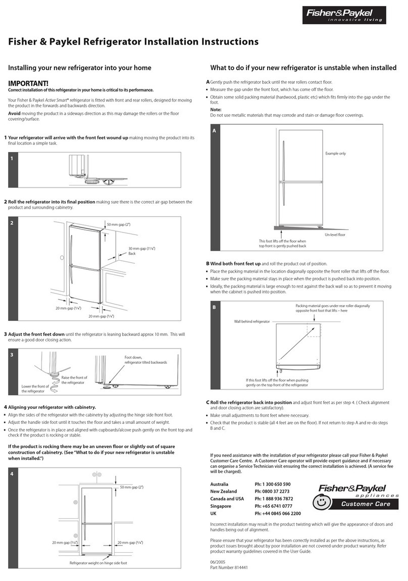 Fisher & Paykel ActiveSmart E522B User manual Fisher & Paykel ActiveSmart E522B User manual