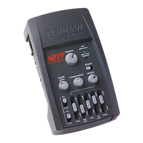 Fishman PRO-EQ User manual