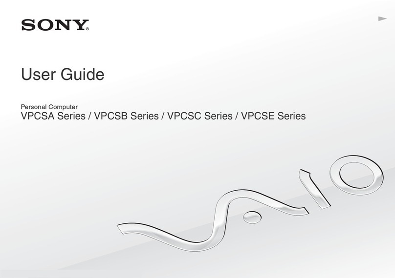 Sony VPCSA41FX User manual