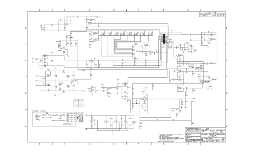 Fender FM25DSP Diagram