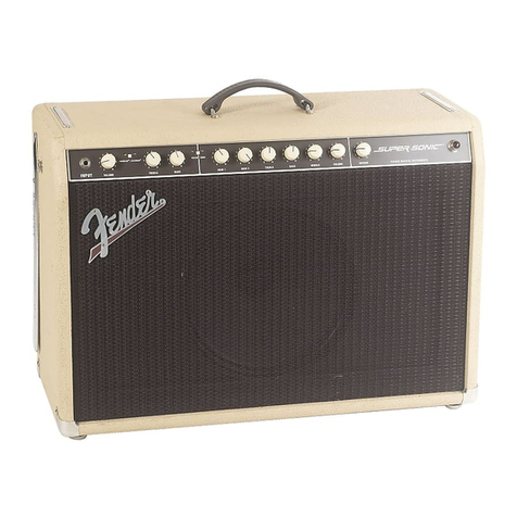Fender Super Sonic 112 Quick start guide