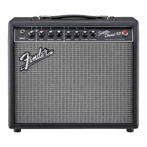 Fender Super Champ-XD Quick start guide