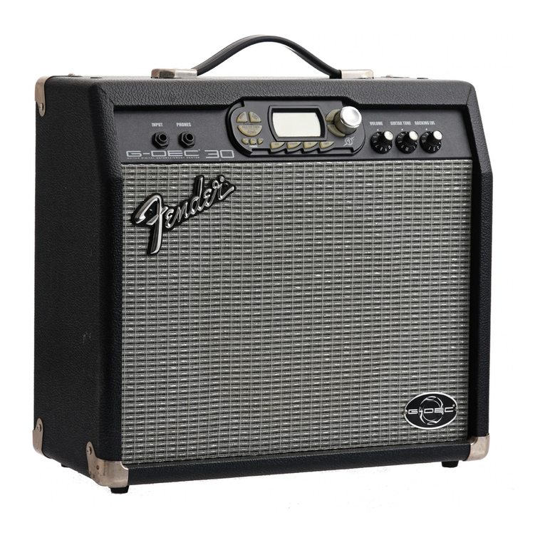 Fender G-DEC Software guide