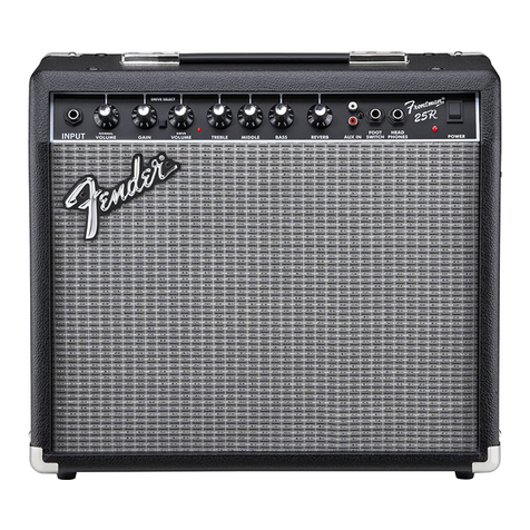 Fender Frontman 25R User manual