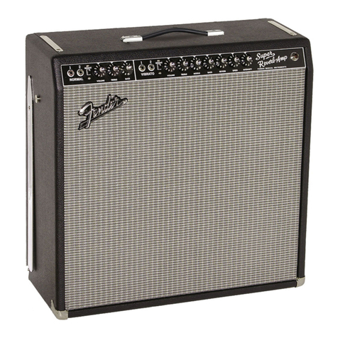 Fender '65 Super Reverb-Amp Quick start guide