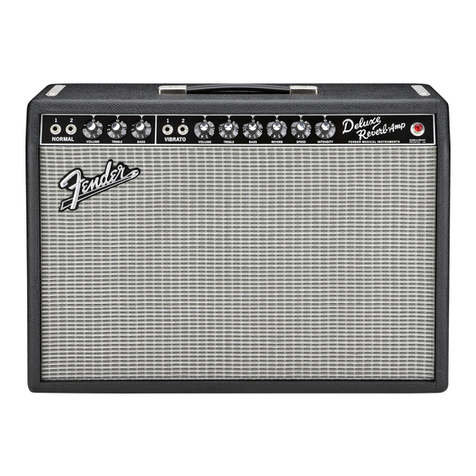 Fender 65 Deluxe Reverb operating instructions