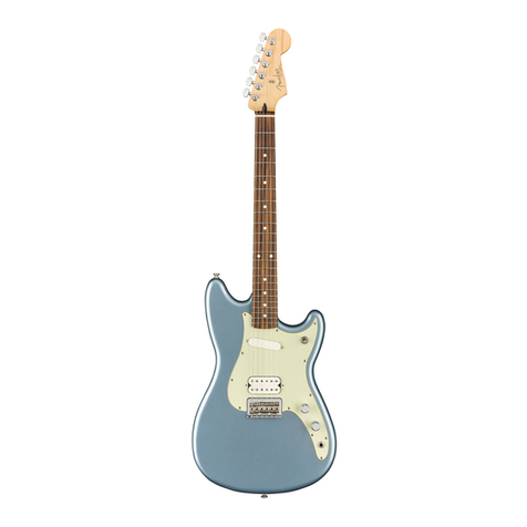 Fender Musicmaster Bass User manual