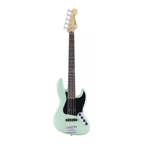 Fender Deluxe Active Jazz Bass V Quick start guide Fender Deluxe Active Jazz Bass V Quick start guide