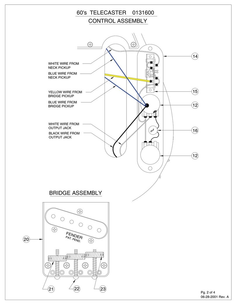 Fender Classic Series 60s Telecaster W/Bigsby Assembly