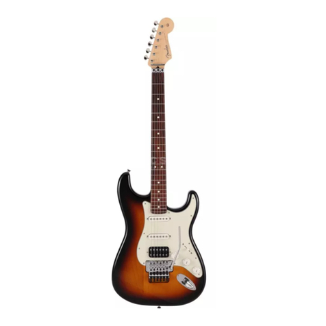 Fender Stratocaster Quick start guide