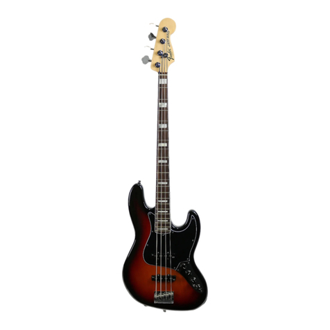 Fender American Deluxe Jazz Bass V parts list