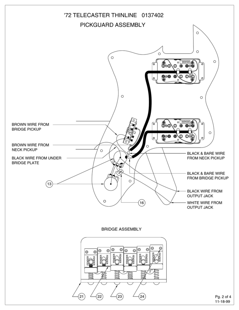 Fender 72 Telecaster Assembly