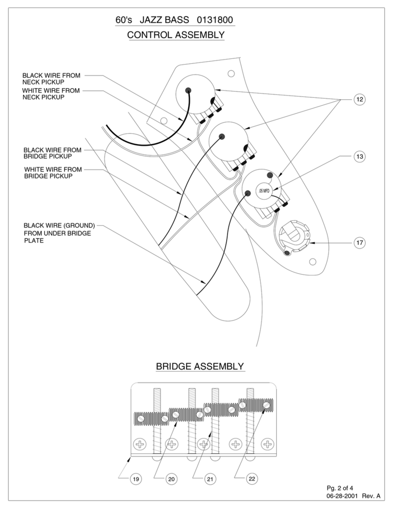 Fender 60s Jazz Bass Assembly