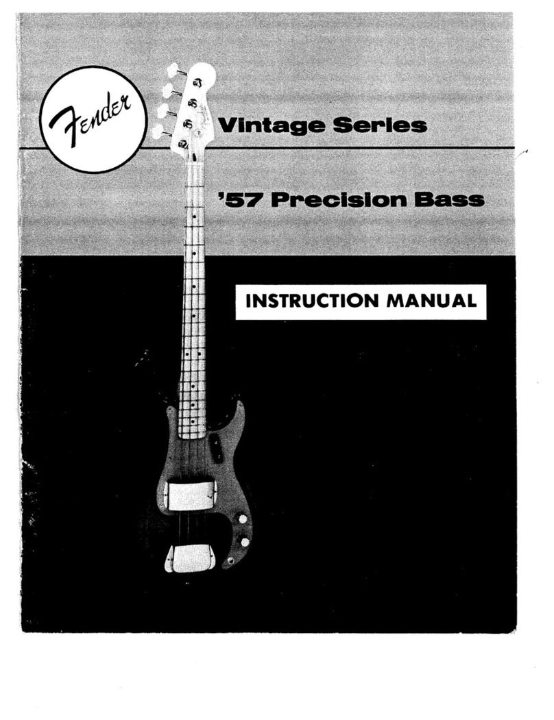 Fender '57 instruction manual