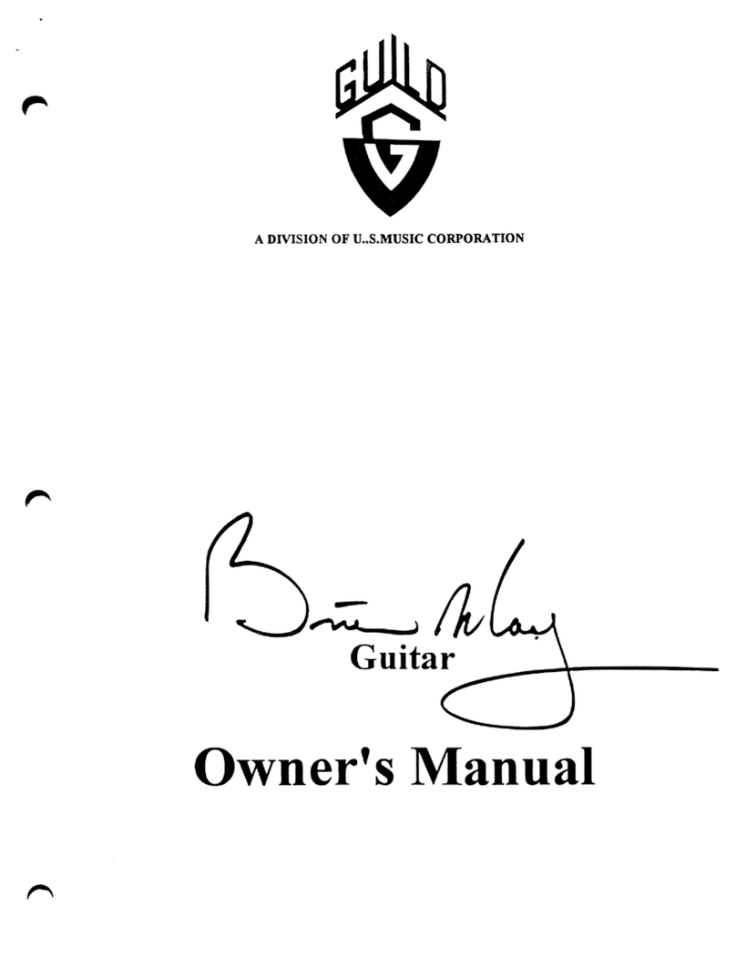Guild Brian May Signature User manual