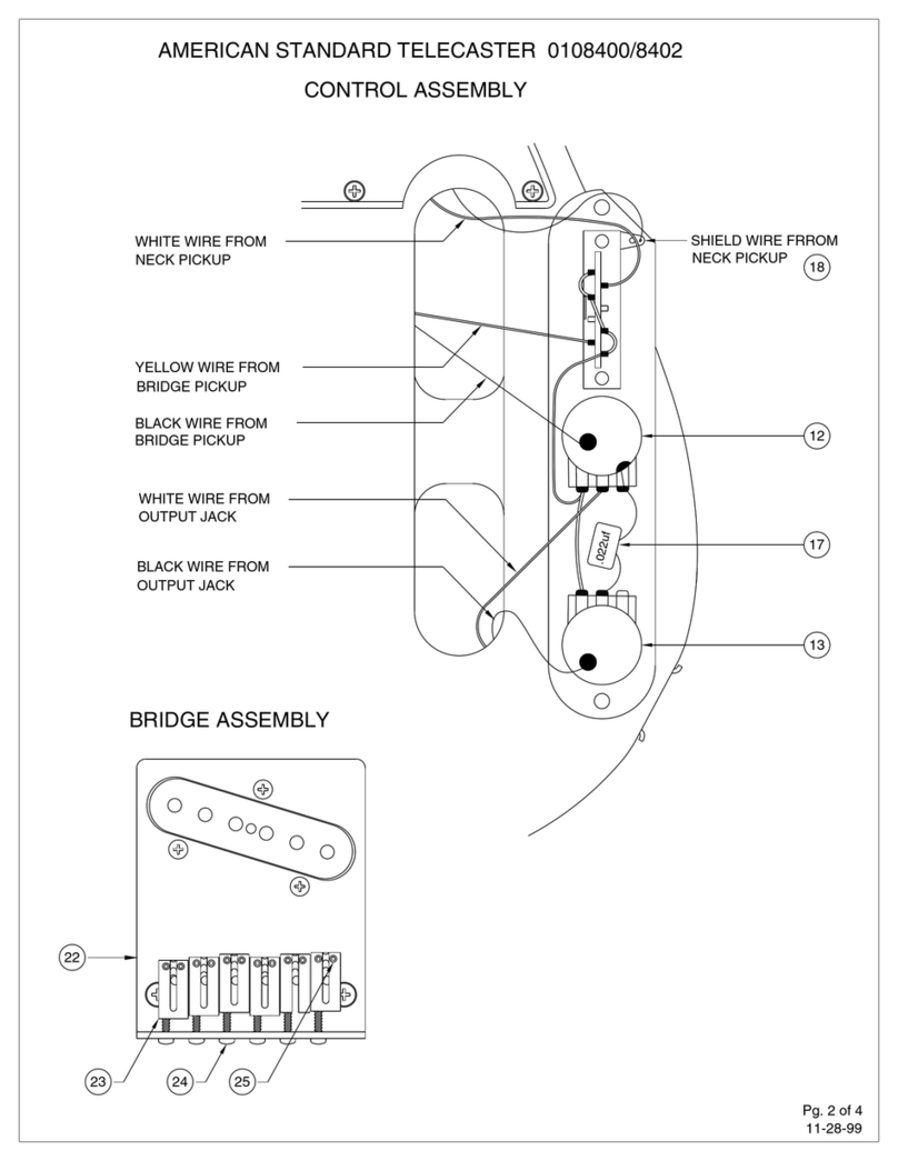 Fender American Standard Telecaster Manual