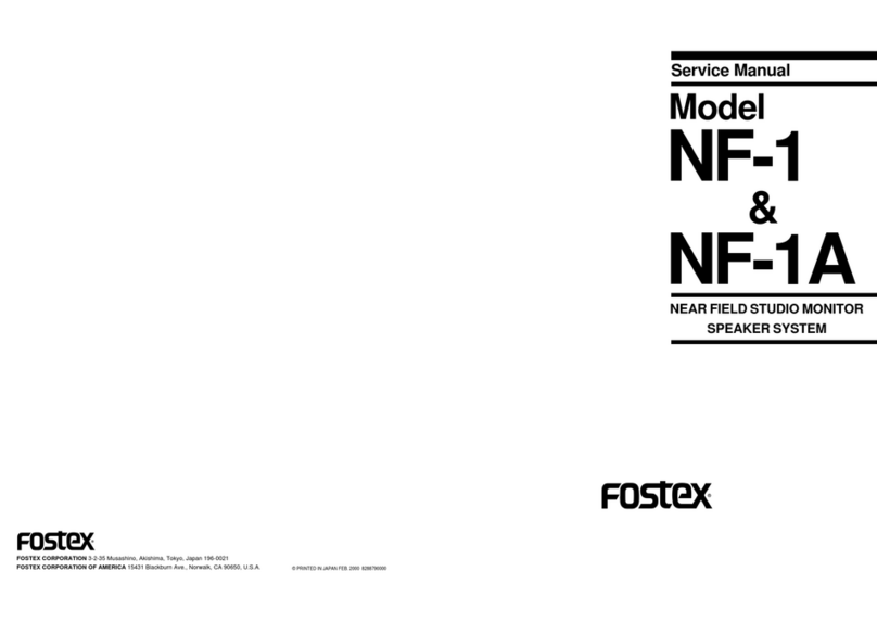 Fostex NF-1 User manual