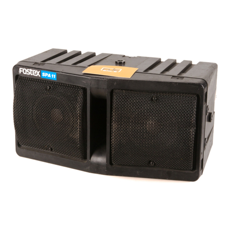 Fostex SPA11 user manual