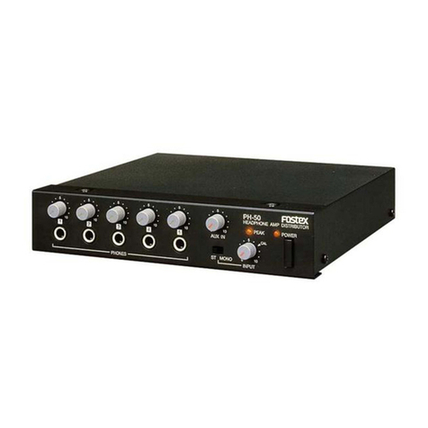 Fostex PH-50 User manual