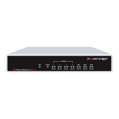Fortinet FortiGate-60 series User manual