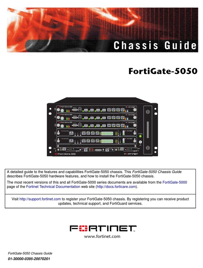Fortinet FortiGate FortiGate-5050 User manual