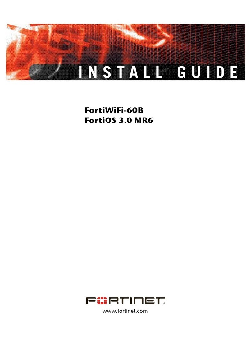 Fortinet FortiWiFi FortiWiFi-60B User manual