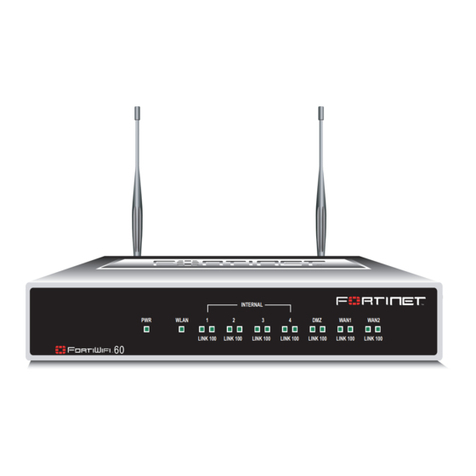 Fortinet Fortiwifi fortiwifi-60 Operator's manual