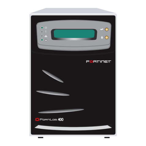 Fortinet FortiLog-400 User manual