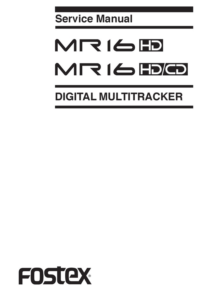 Fostex MR-16HD Service manual