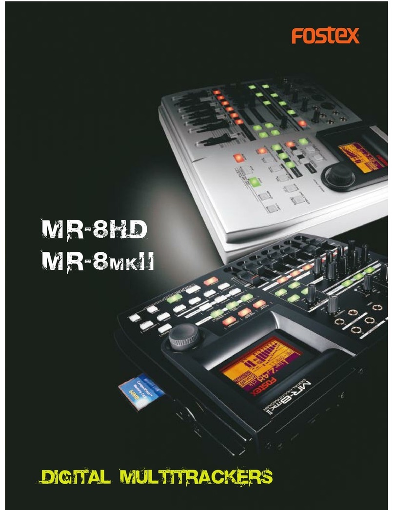 Fostex MR-8 MKII Brochure & specs